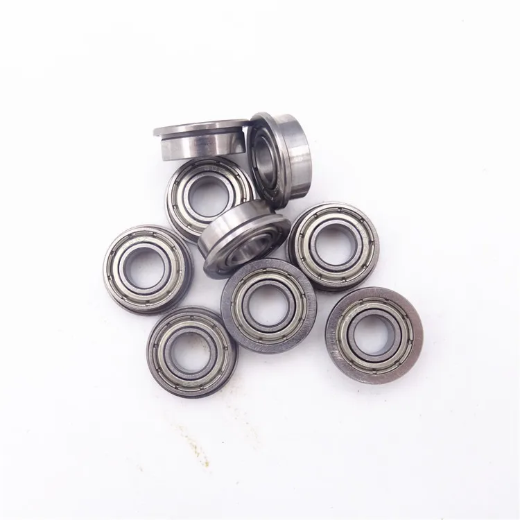 Miniature F628ZZ Flange Deep Groove Ball Bearing F628 ZZ High Speed 8*24/27*8mm