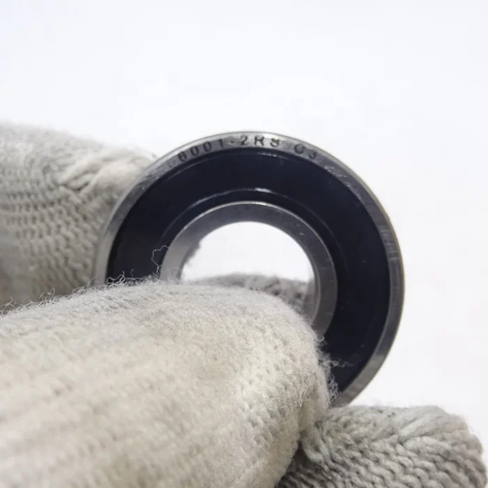 6001-2RS Motorcycle Hybrid Ceramic Bearing 6001-2RS C3 Chrome Steel Rings with Si3N4 Balls Deep Groove Ball Bearing 12x28x8 mm - Image 6
