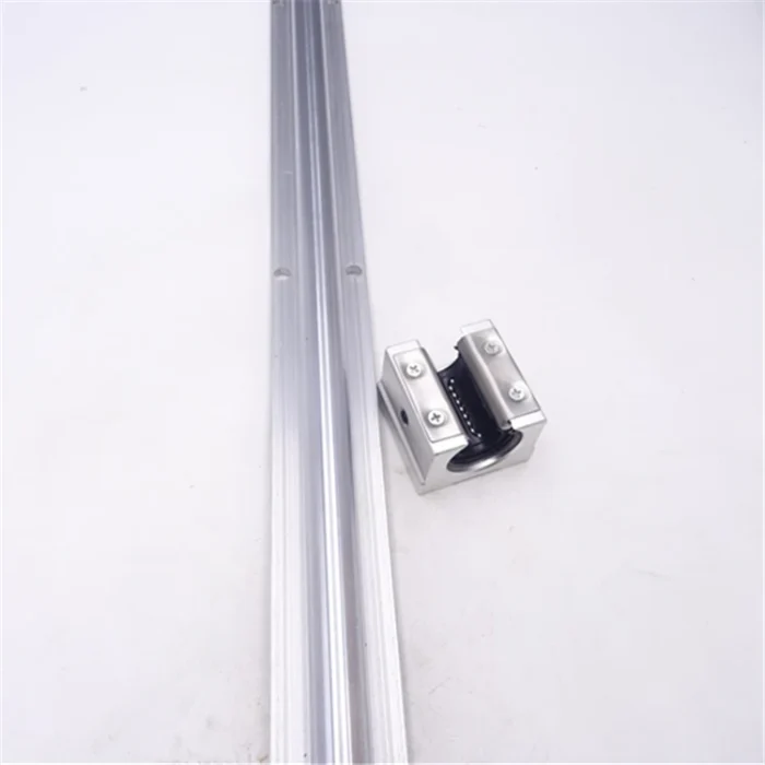 Flange Linear Ball Bearing SBR25UU Slide Block Unit SBR25UU with SBR25 Guide Rail Linear Motion System