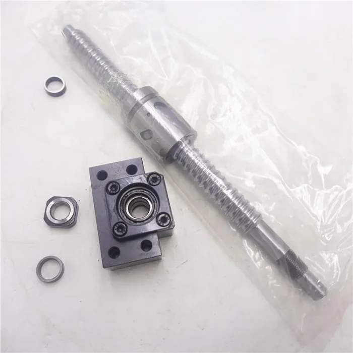 Ball Screw Linear Rail Guide with Nut SCI01605 Support Seat Bearing Unit SFU1605 with 2 End Supports BF12 BK12 - Image 3